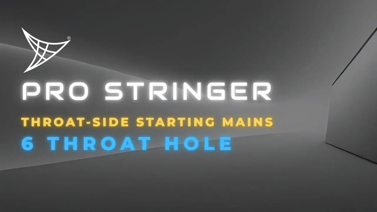 Pro Stringer - 클로 클램프와 스타팅 클램프로 메인 시작하기 - THROAT START/6홀 스로트