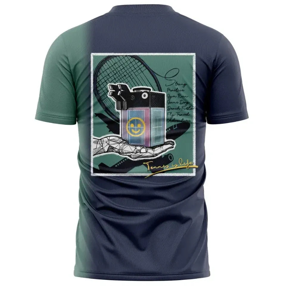 Over het Tennis is Life-shirt