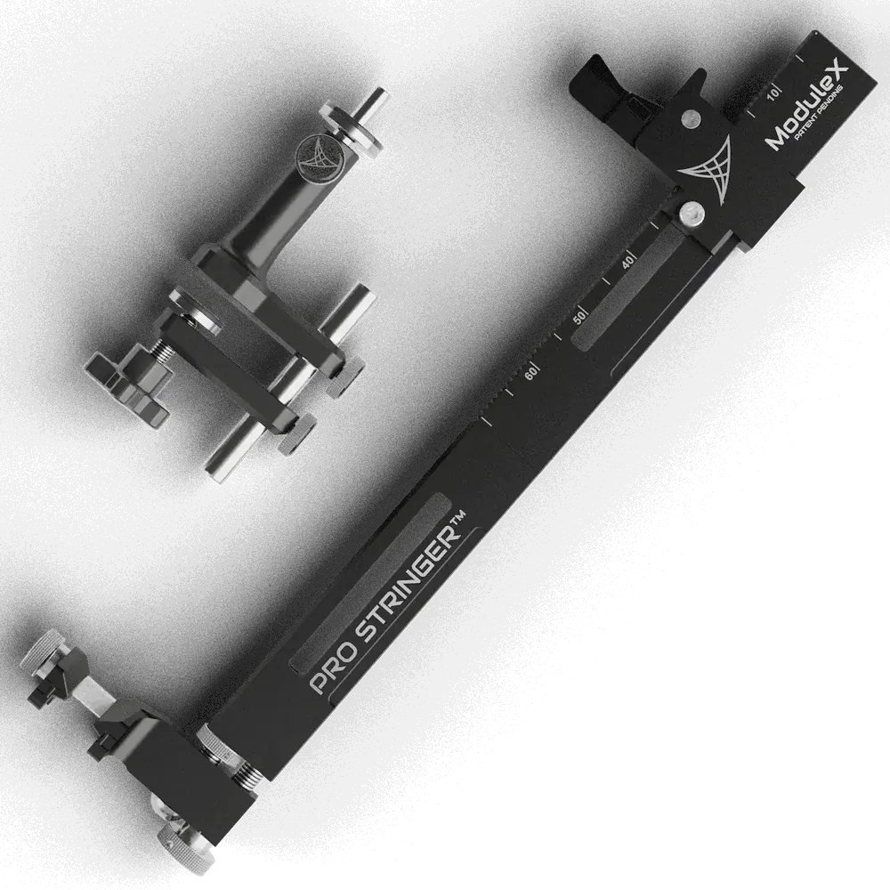 ModuleX-2 mounting system: main bar, head support and throat support